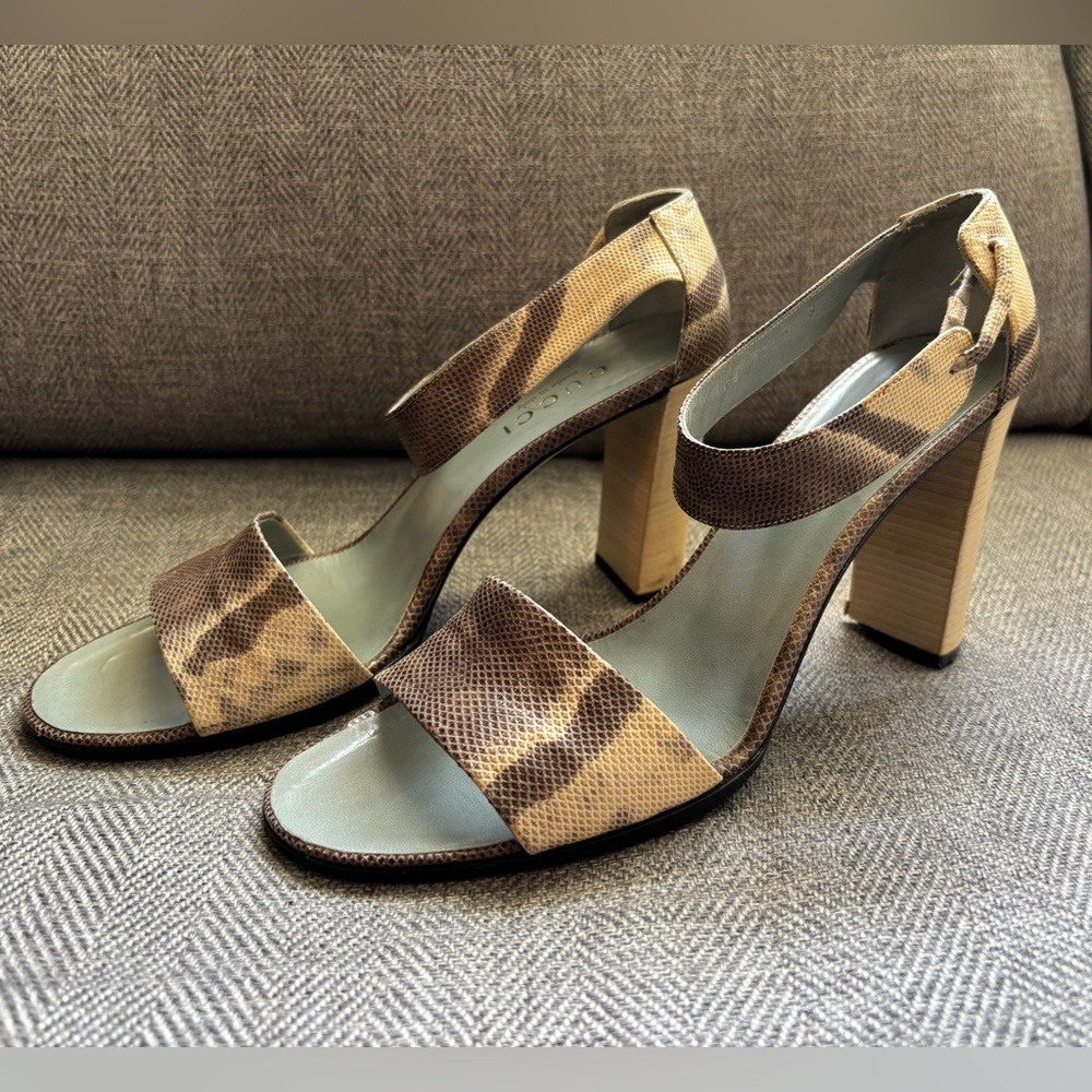 Gucci Snake Skin Heels